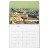Architecture de paysage Europe vintage Calendrier  (Jan 2027)