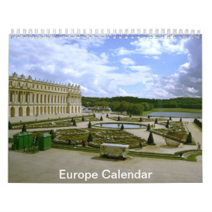 Architecture de paysages en Europe Calendrier