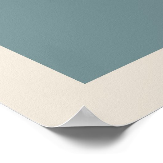 Architecture du Bauhaus | Poster bleu clair (Coin)