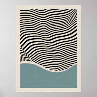 Architecture du Bauhaus | Poster bleu clair