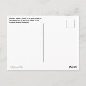 Architecture en Jordanie - carte postale (Dos)