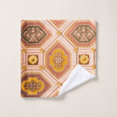 Architecture hongroise rose jaune (Gant de toilette)