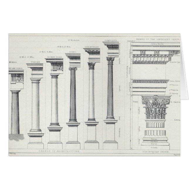 Architecture I : Ordres d'architecture (Devant horizontal)
