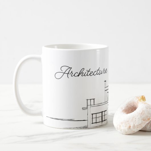 Architecture Koffiemok (Met donut)
