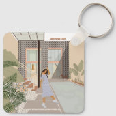 Architecture lover, Star House de Xavier Salas Sleutelhanger (Achterkant)