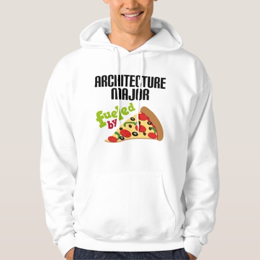 Architecture Major Gift (Pizza) Hoodie (Voorkant)