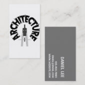 Architecture moderne Architecte Carte de visite (Devant / Derrière)