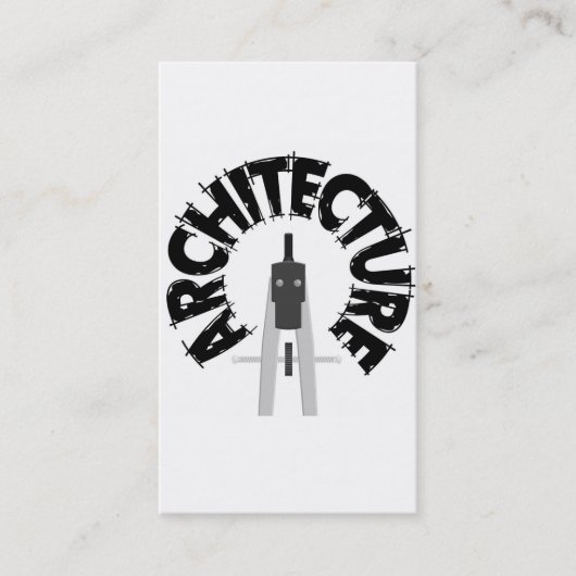 Architecture moderne Architecte Carte de visite (Devant)