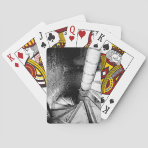 Architecture noire et blanche Cartes de jeu classi