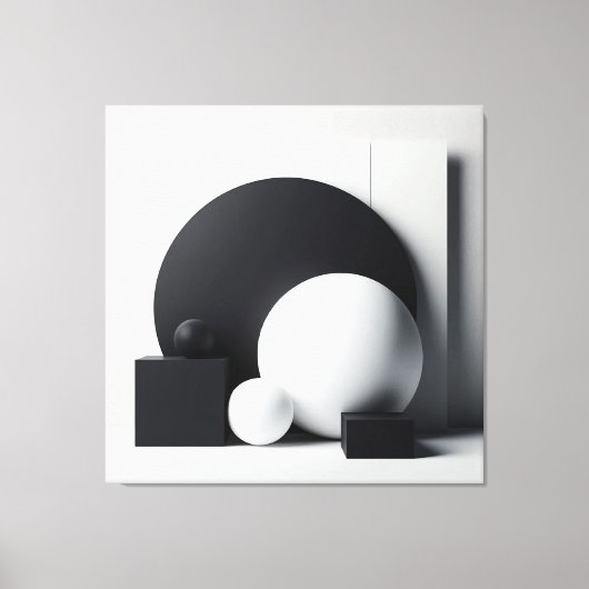 Architecture of Balanced Forms Canvas Afdruk (Voorkant)