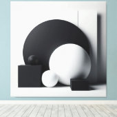 Architecture of Balanced Forms Canvas Afdruk (Insitu (Houten vloer))