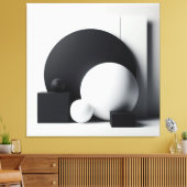 Architecture of Balanced Forms Canvas Afdruk (Insitu (Woonkamer))