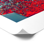 architecture psychédélique impression d'affiche (Coin)