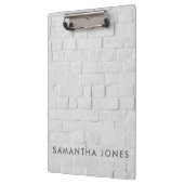Architecture Texture White brick Klembord (Links)