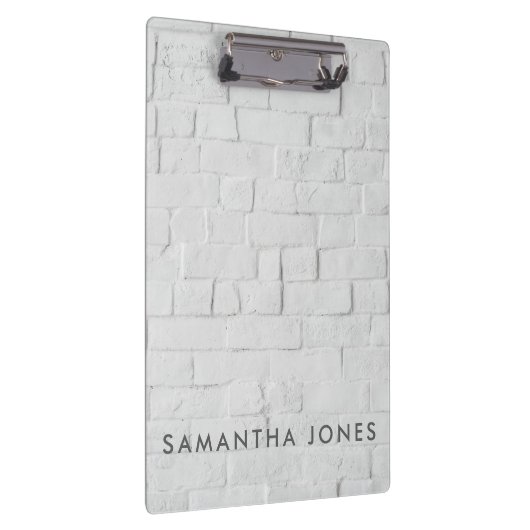 Architecture Texture White brick Klembord (Rechts)