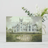 Architecture vintage, Invitation Château Français (Debout devant)