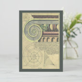 Architecture Vintage, Invitation de la Volute de C (Debout devant)