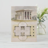 Architecture vintage, Villa grecque Invitation (Debout devant)