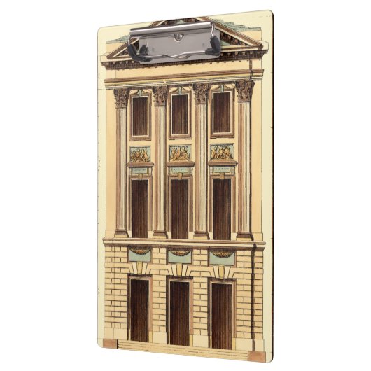 Architecturele façade door Jean Deneufforge Klembord (Links)