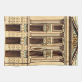 Architecturele façade door Jean Deneufforge Theedoek (Horizontaal)