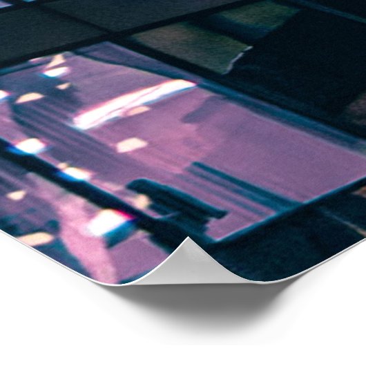 ARCHITECTURELE FOTOGRAFIE VAN HET BOUWEN MET MENSE POSTER (Hoek)