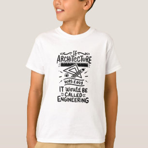 Architectuur architect t-shirt