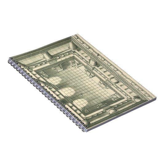  architectuur, Atrium Courtyard Perspective Notitieboek (Rechterzijde)