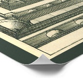 architectuur, Atrium Courtyard Perspective Poster (Hoek)