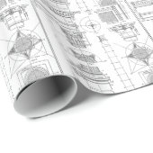  architectuur cadeaupapier (Rol Hoek)