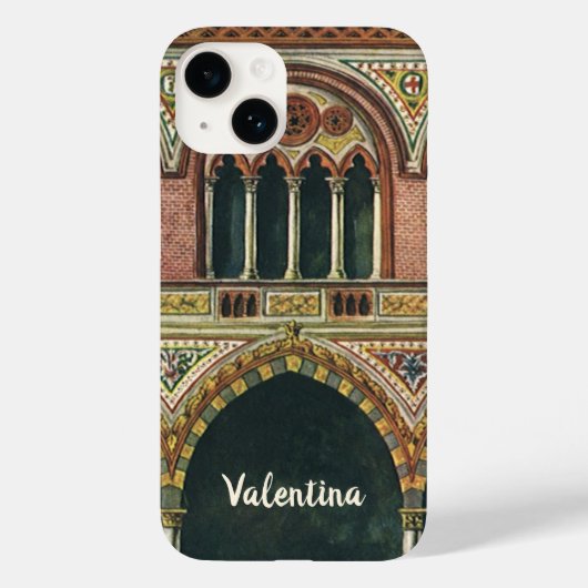  architectuur, Citadel in Pavia, Italië Case-Mate iPhone Case (Achterkant)