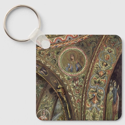 architectuur, decoratieve arm in een kerk sleutelhanger (Voorkant)