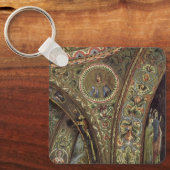 architectuur, decoratieve arm in een kerk sleutelhanger (Voorkant)