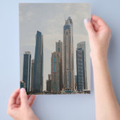 Architectuur Dubai Marina Flyer (Hand)
