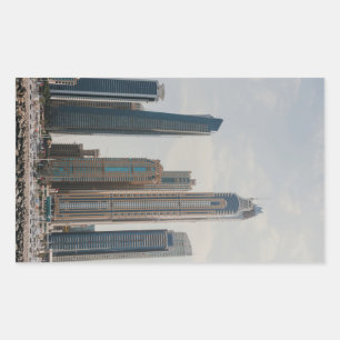 Architectuur Dubai Marina Rechthoekige Sticker