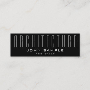 Architectuur Elegant Professional Pearl Finish Mini Visitekaartje