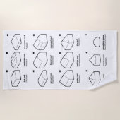 Architectuur (EN/DE) Strandlaken (Voorkant)