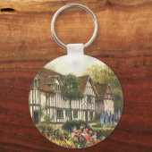 architectuur — Formele tuin Engels Katoen Sleutelhanger (Voorkant)