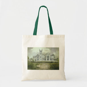 architectuur, Franse "Chateau Floor Plans" Tote Bag