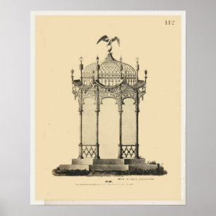  architectuur Gazebo Plans Poster