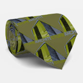 Architectuur Grafisch Stropdas (Opgerold)