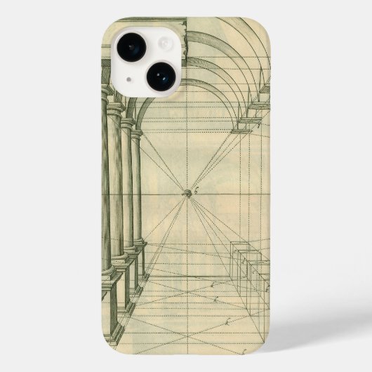 architectuur, het Perspectief van de Kolommen van Case-Mate iPhone Case (Achterkant)