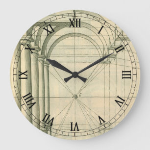  architectuur, het Perspectief van de Kolommen van Grote Klok