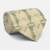 architectuur, het Perspectief van de Kolommen van Stropdas (Opgerold)