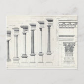 Architectuur I: Orders of Architecture Briefkaart (Voorkant)
