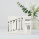 Architectuur I: Orders of Architecture Briefkaart (Staand voorkant)