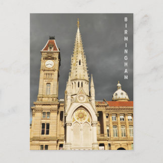 Architectuur in Birmingham, Engeland Briefkaart