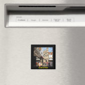 Architectuur in Canterbury, Kent, Engeland Magneet (Insitu (Vaatwasser))