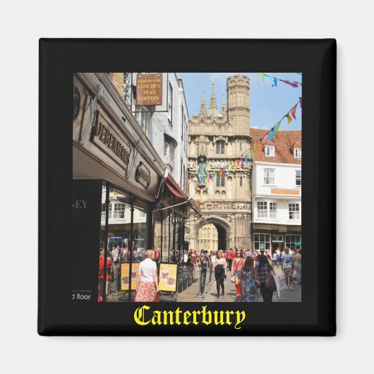 Architectuur in Canterbury, Kent, Engeland Magneet (Voorkant)