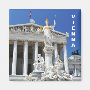 Architectuur in Wenen, Oostenrijk Magneet