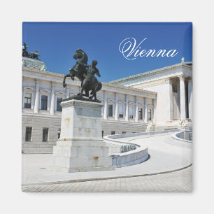 Architectuur in Wenen, Oostenrijk Magneet